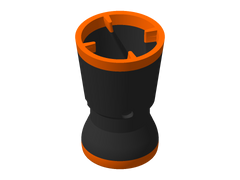 Black + Orange