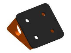 35° / Black + Orange