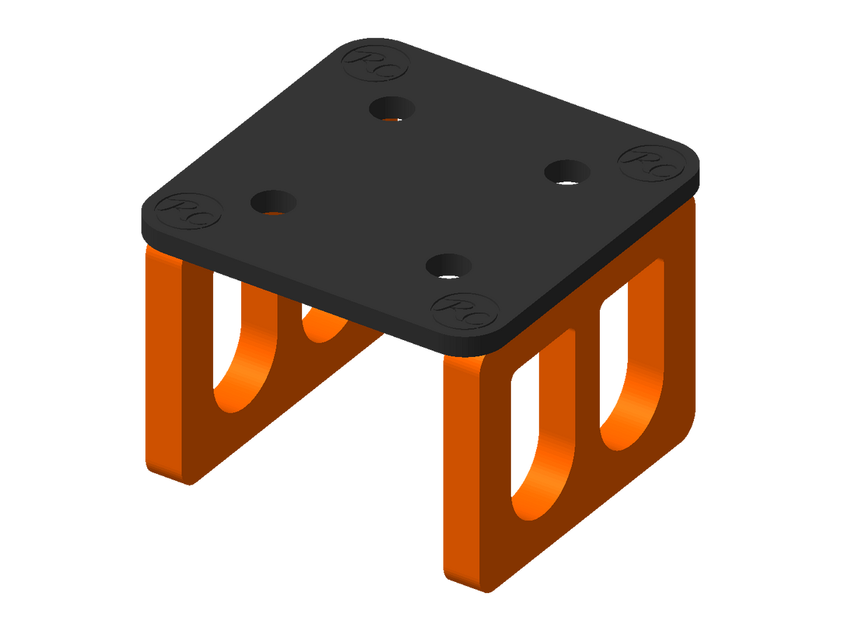Flat / Black + Orange