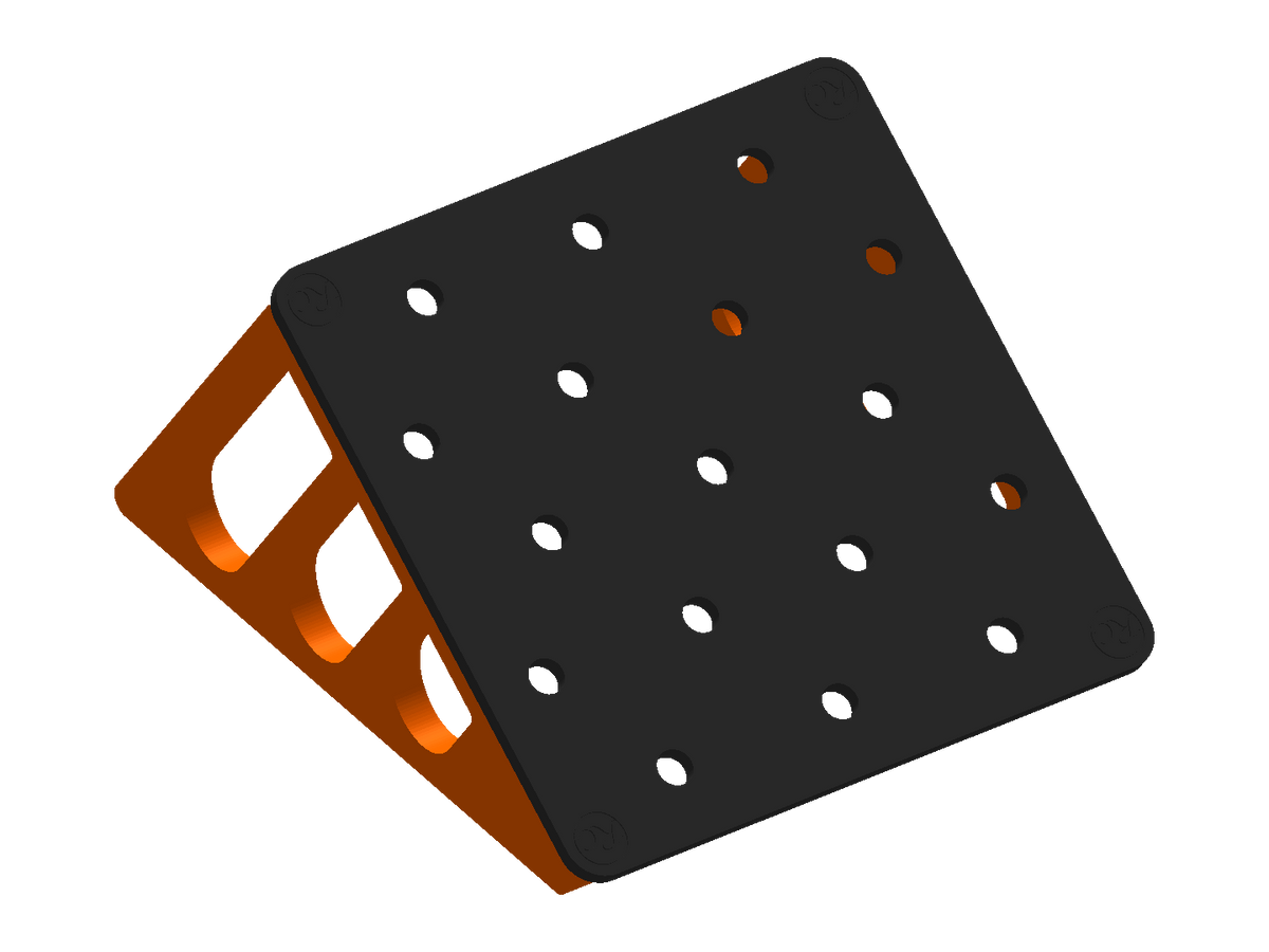 35° / Black + Orange