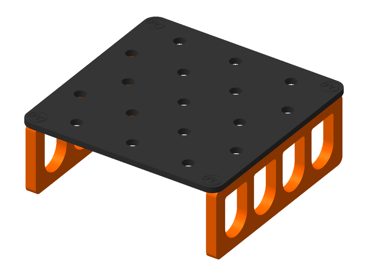 Flat / Black + Orange